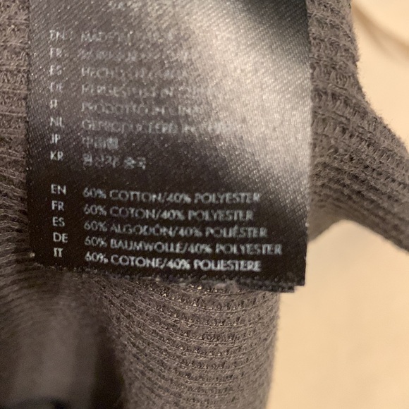 Brixton size XL mens thermal waffle knit long sleeve tshirt Brxtn service co - Picture 9 of 9